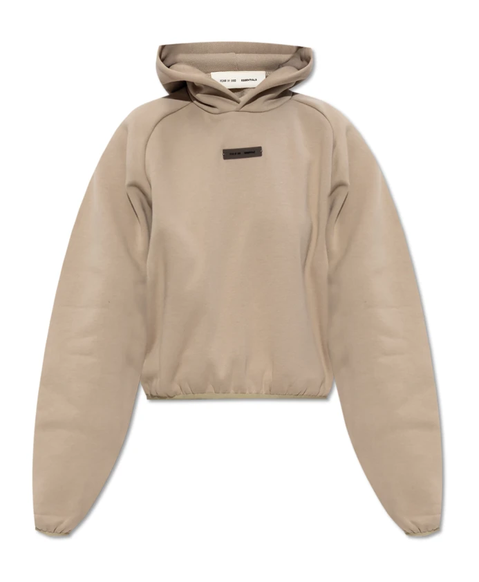 Укороченная толстовка с логотипом Fear Of God, бежевый
Укороченная толстовка с логотипом Fear Of God, бежевый