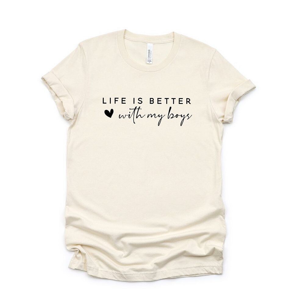 Футболка Life Is Better With My Boys Heart с короткими рукавами и рисунком Simply Sage Market, цвет Cream
Футболка Life Is Better With My Boys Heart с короткими рукавами и рисунком Simply Sage Market, цвет Cream