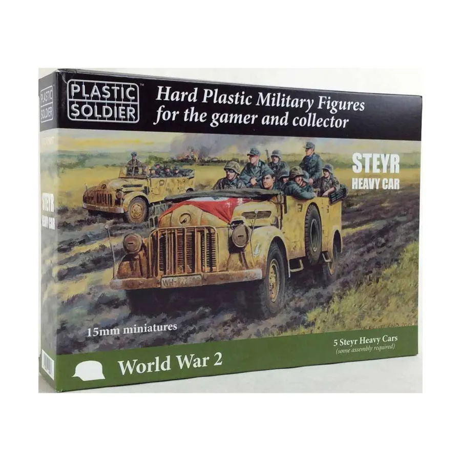 Тяжелый автомобиль Штайр, WWII Miniatures - Germany (15mm)
Тяжелый автомобиль Штайр, WWII Miniatures - Germany (15mm)