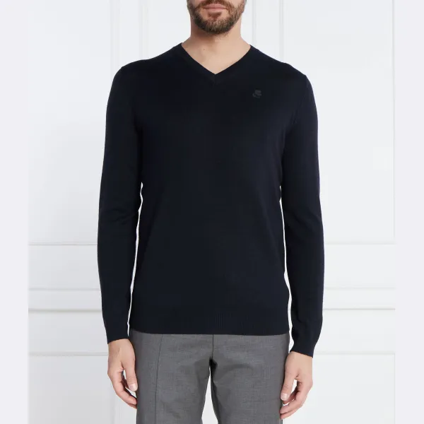 Шерстяной свитер обычного кроя Karl Lagerfeld, синий
Шерстяной свитер обычного кроя Karl Lagerfeld, синий