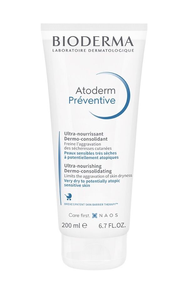 Bioderma Atoderm Préventive крем для лица и тела, 200 ml
Bioderma Atoderm Préventive крем для лица и тела, 200 ml
