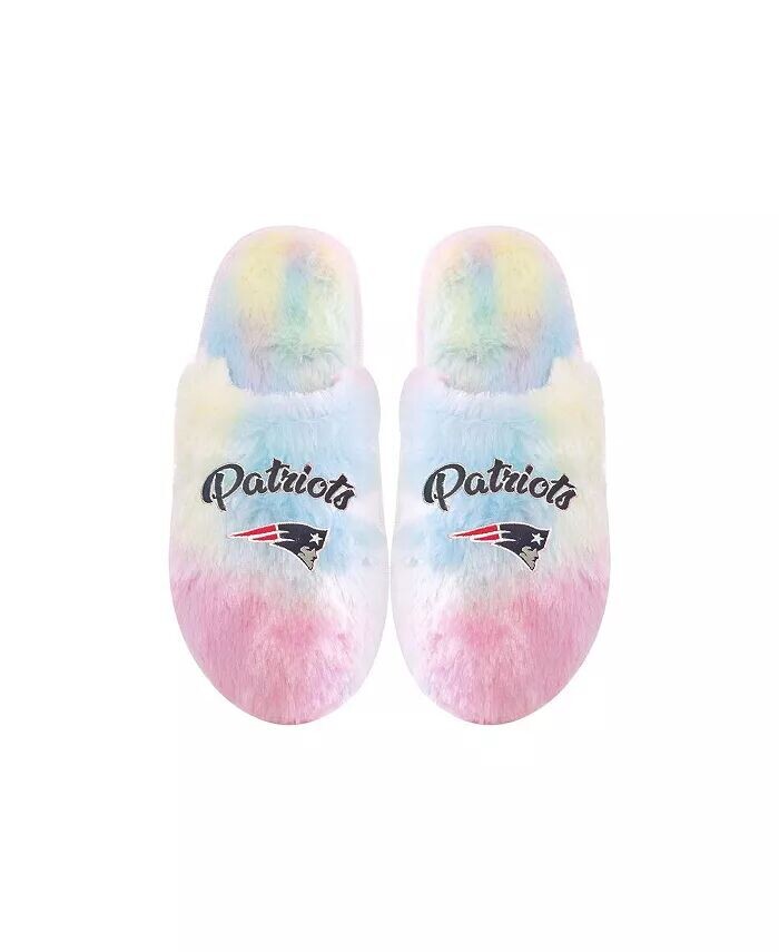Тапочки для мальчиков и девочек New England Patriots с радужным шрифтом FOCO
Тапочки для мальчиков и девочек New England Patriots с радужным шрифтом FOCO