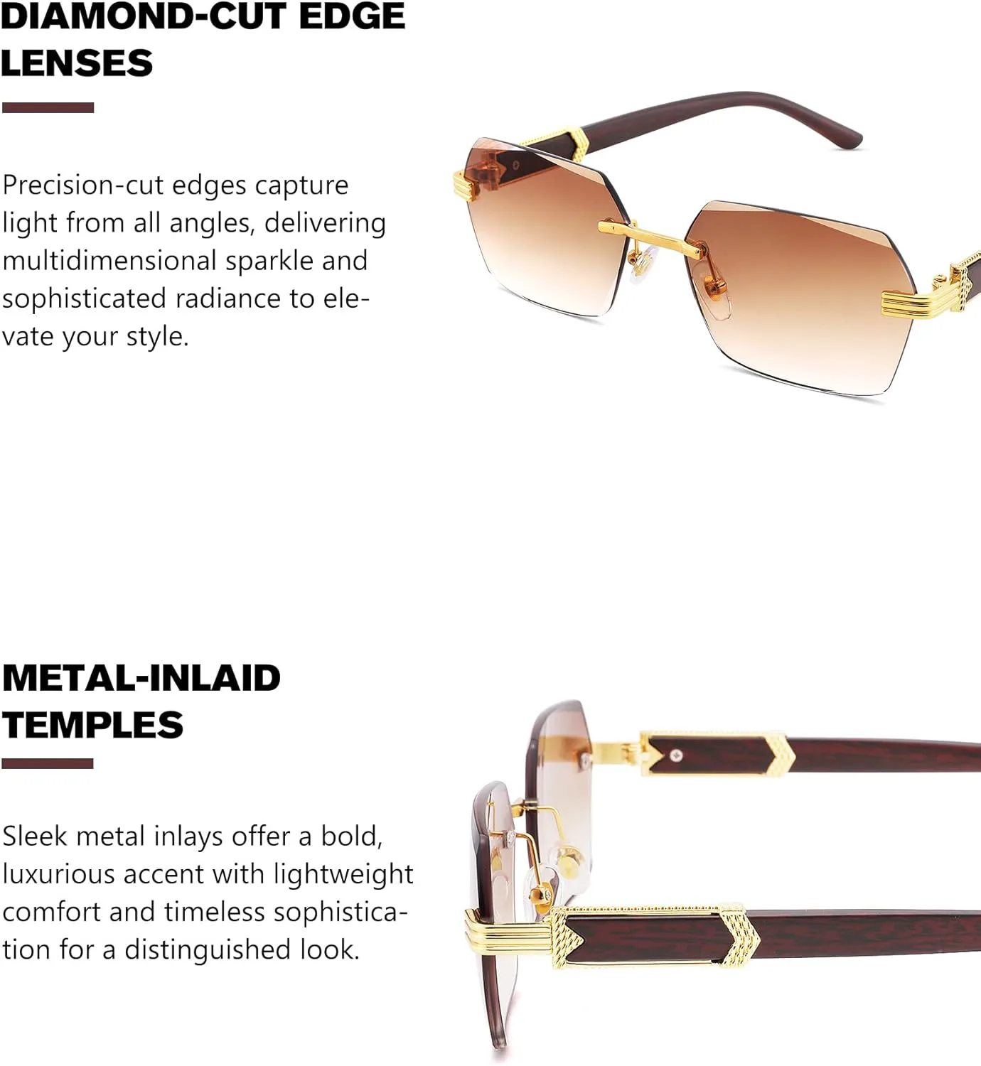 Солнцезащитные очки Pro Acme без оправы, прямоугольной формы, для мужчин и женщин, шестиугольные солнцезащитные очки, безрамочные очки в стиле Y2K, C02 Brown Gradient
Солнцезащитные очки Pro Acme без оправы, прямоугольной формы, для мужчин и женщин, шестиугольные солнцезащитные очки, безрамочные очки в стиле Y2K, C02 Brown Gradient