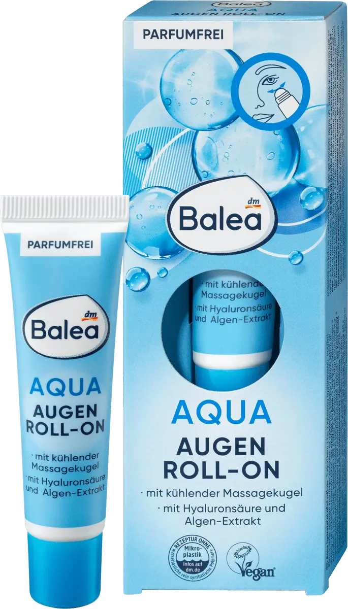 Крем для глаз Aqua Eyes Roll-On 15 мл Balea
Крем для глаз Aqua Eyes Roll-On 15 мл Balea