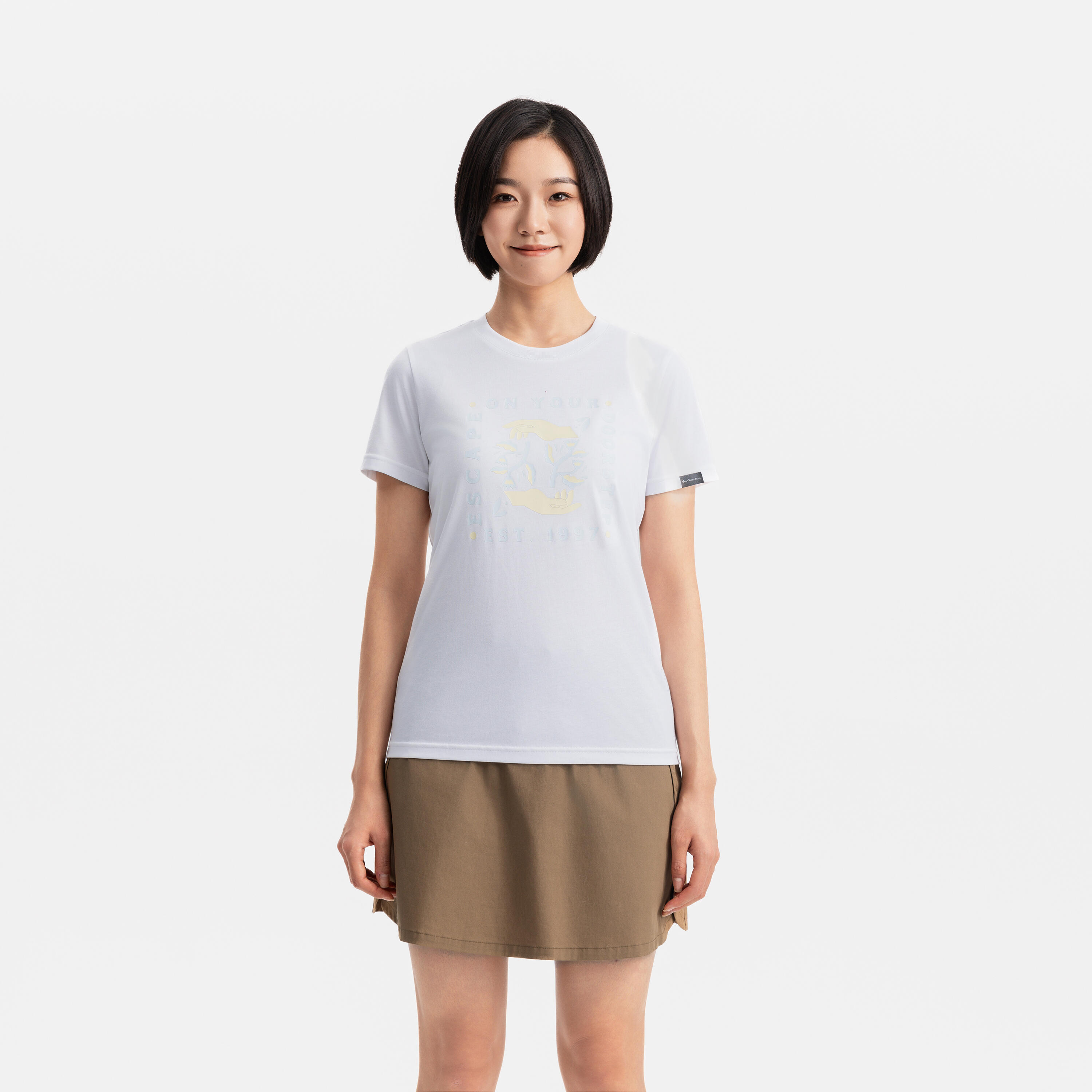 Женская футболка для походов Quechua NH500
Женская футболка для походов Quechua NH500