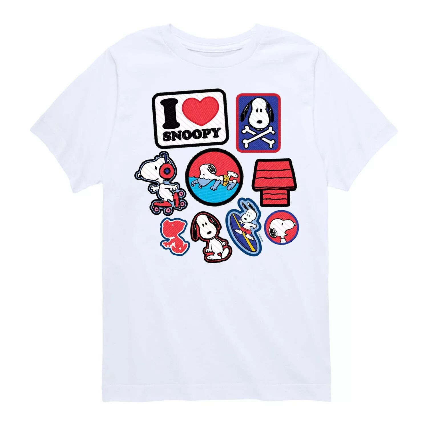 Футболка с рисунком Peanuts I Heart Snoopy Patches для мальчиков 8–20 лет Licensed Character, белый
Футболка с рисунком Peanuts I Heart Snoopy Patches для мальчиков 8–20 лет Licensed Character, белый