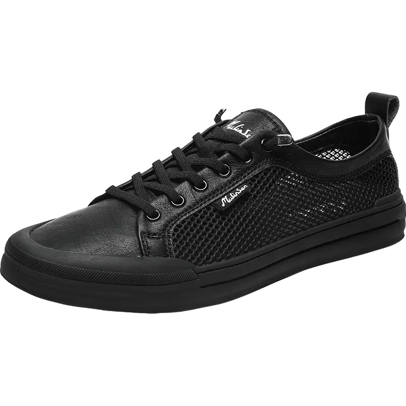 Mulinsen Износостойкие легкие дышащие лоу-топ скейтбордские кроссовки мужские черные, цвет Black
Mulinsen Износостойкие легкие дышащие лоу-топ скейтбордские кроссовки мужские черные, цвет Black