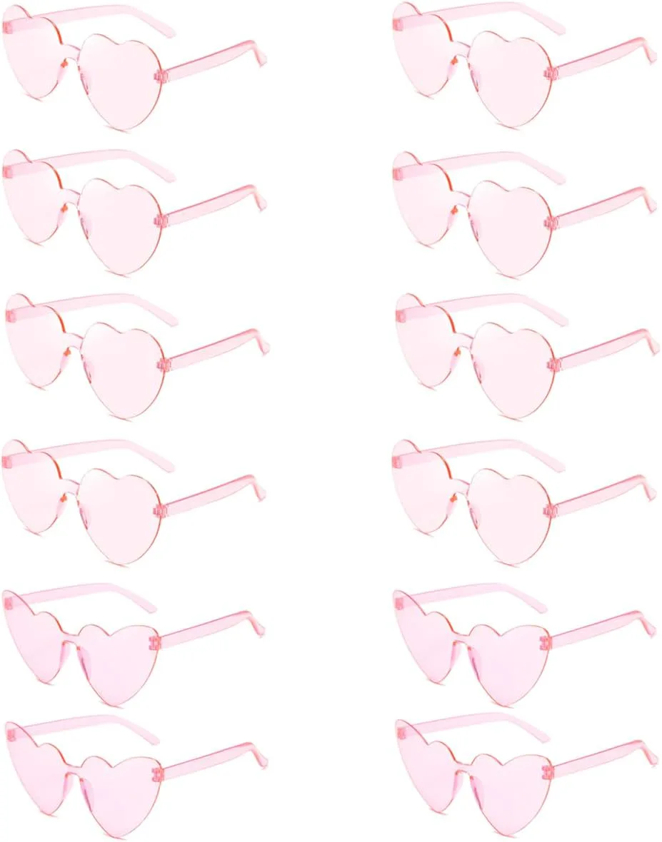 Солнцезащитные очки в форме сердца для женщин и мужчин, модные прозрачные солнцезащитные очки без оправы в форме сердца, идеально подойдут для девичника Generic, Pink
Солнцезащитные очки в форме сердца для женщин и мужчин, модные прозрачные солнцезащитные очки без оправы в форме сердца, идеально подойдут для девичника Generic, Pink