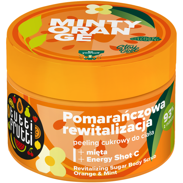 Восстанавливающий сахарный скраб для тела, 300 г Tutti Frutti Minty orange
Восстанавливающий сахарный скраб для тела, 300 г Tutti Frutti Minty orange