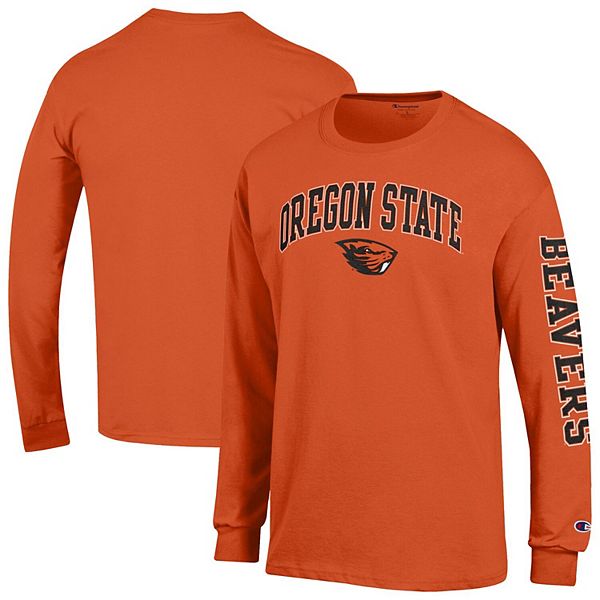 Мужская футболка с длинным рукавом orange oregon state beavers arch over logo 2-hit Champion
Мужская футболка с длинным рукавом orange oregon state beavers arch over logo 2-hit Champion