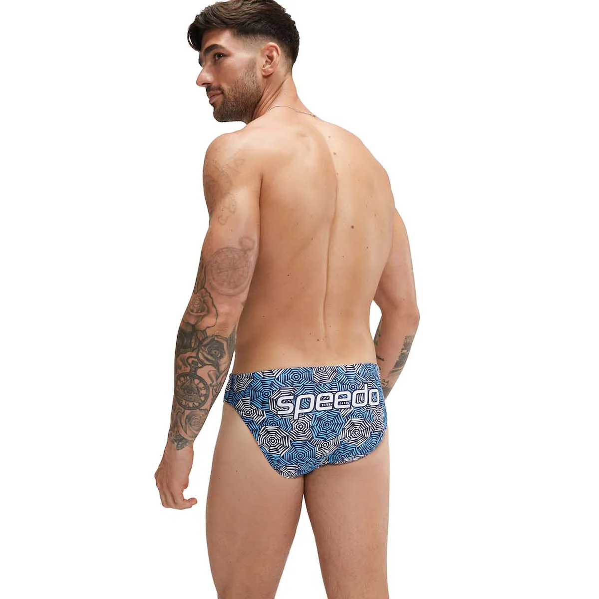 Мужские плавки для плавания Speedo Escape Brief 5 см, синий
Мужские плавки для плавания Speedo Escape Brief 5 см, синий