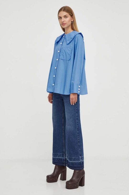 Хлопчатобумажную рубашку Custommade, синий
Хлопчатобумажную рубашку Custommade, синий