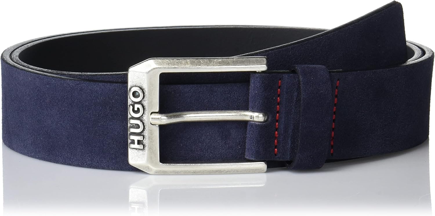 BOSS Мужской ремень из гладкой кожи с небольшой пряжкой, Black Oil
BOSS Мужской ремень из гладкой кожи с небольшой пряжкой, Black Oil