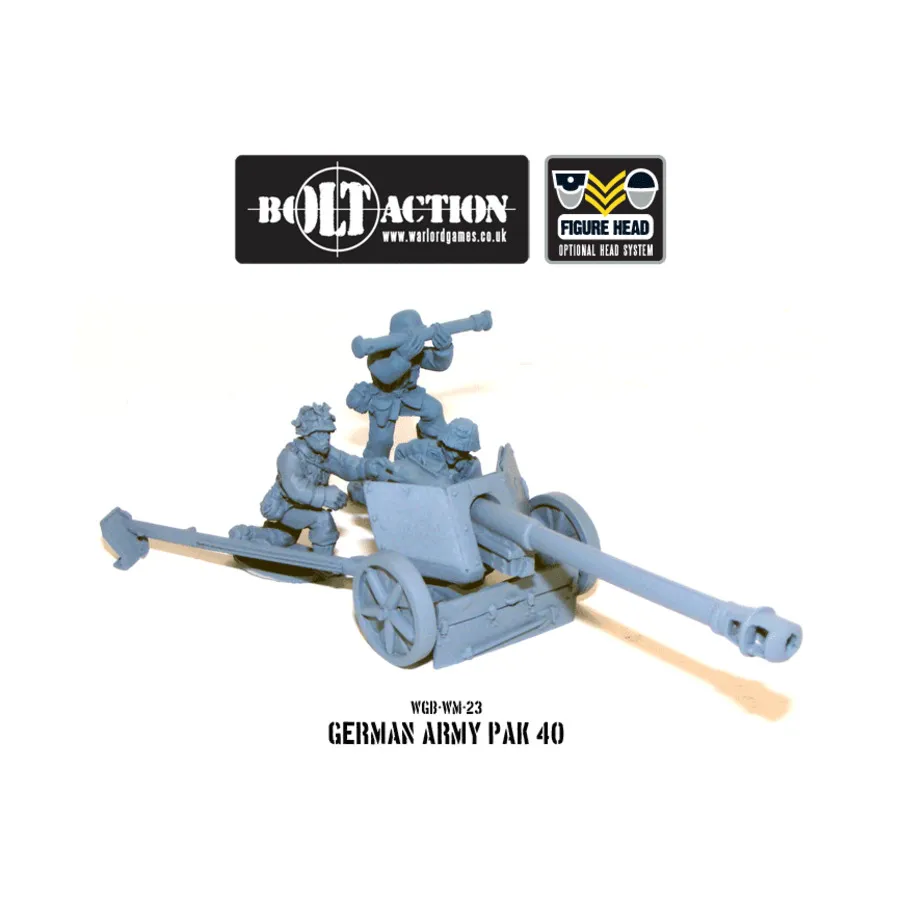 Пак 40 75мм ПТРК, Bolt Action - German (28mm)
Пак 40 75мм ПТРК, Bolt Action - German (28mm)