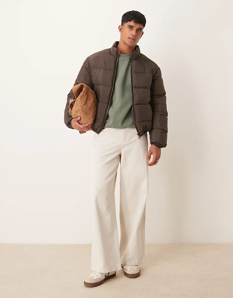 Стеганая куртка-пуховик темно-коричневого цвета New Look, Коричневый, Стеганая куртка-пуховик темно-коричневого цвета New Look
Стеганая куртка-пуховик темно-коричневого цвета New Look, Коричневый, Стеганая куртка-пуховик темно-коричневого цвета New Look