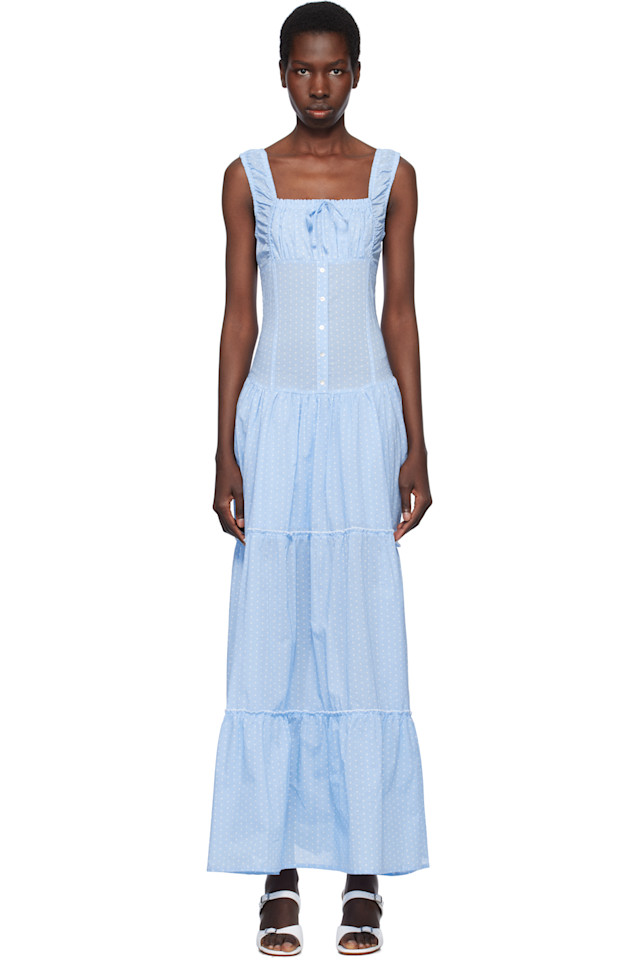 Кристибель платье макси в горошек Frankies Bikinis, цвет raindrop
Кристибель платье макси в горошек Frankies Bikinis, цвет raindrop