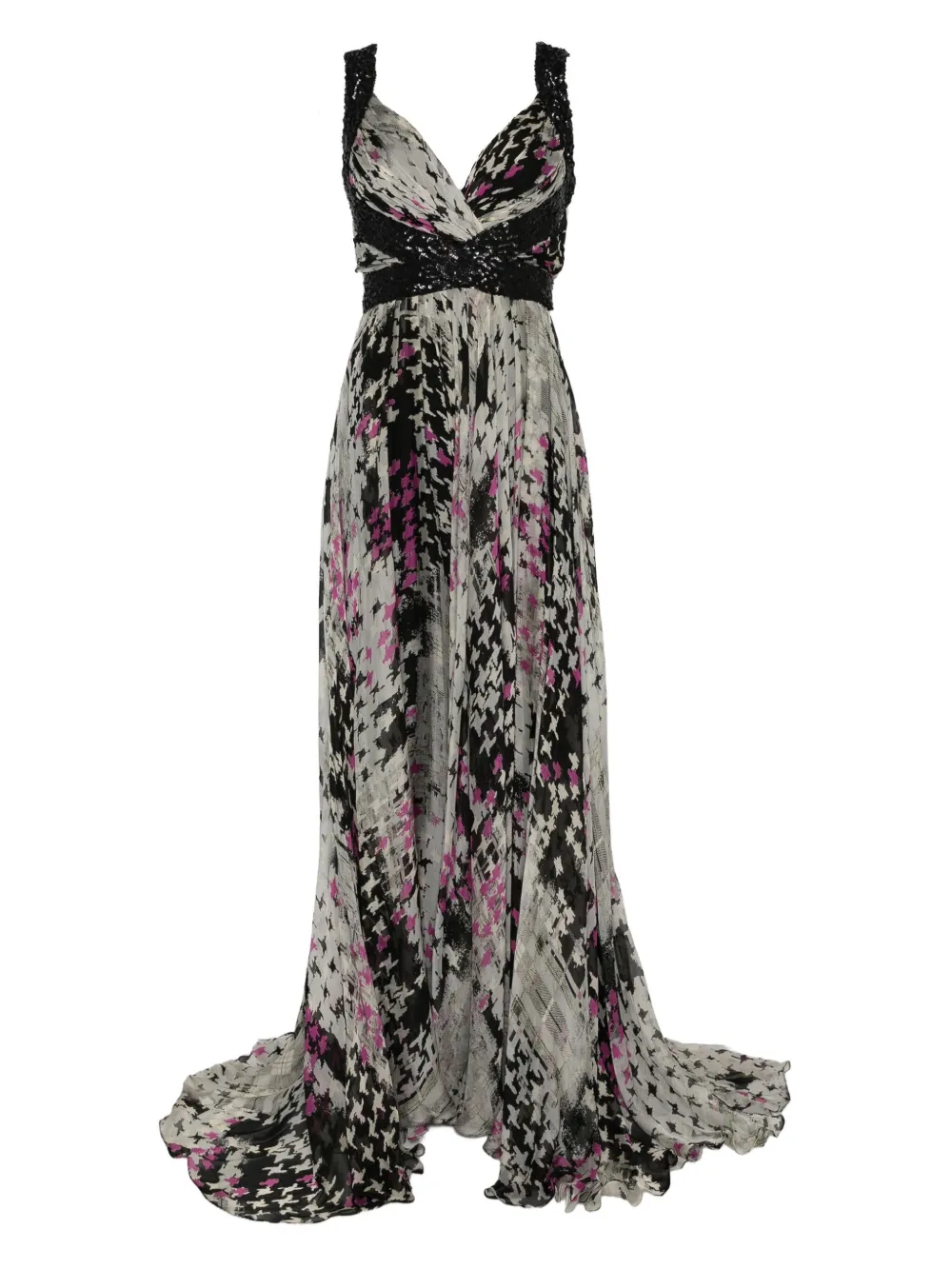 Платье макси с V-образным вырезом Gemy Maalouf, серый
Платье макси с V-образным вырезом Gemy Maalouf, серый