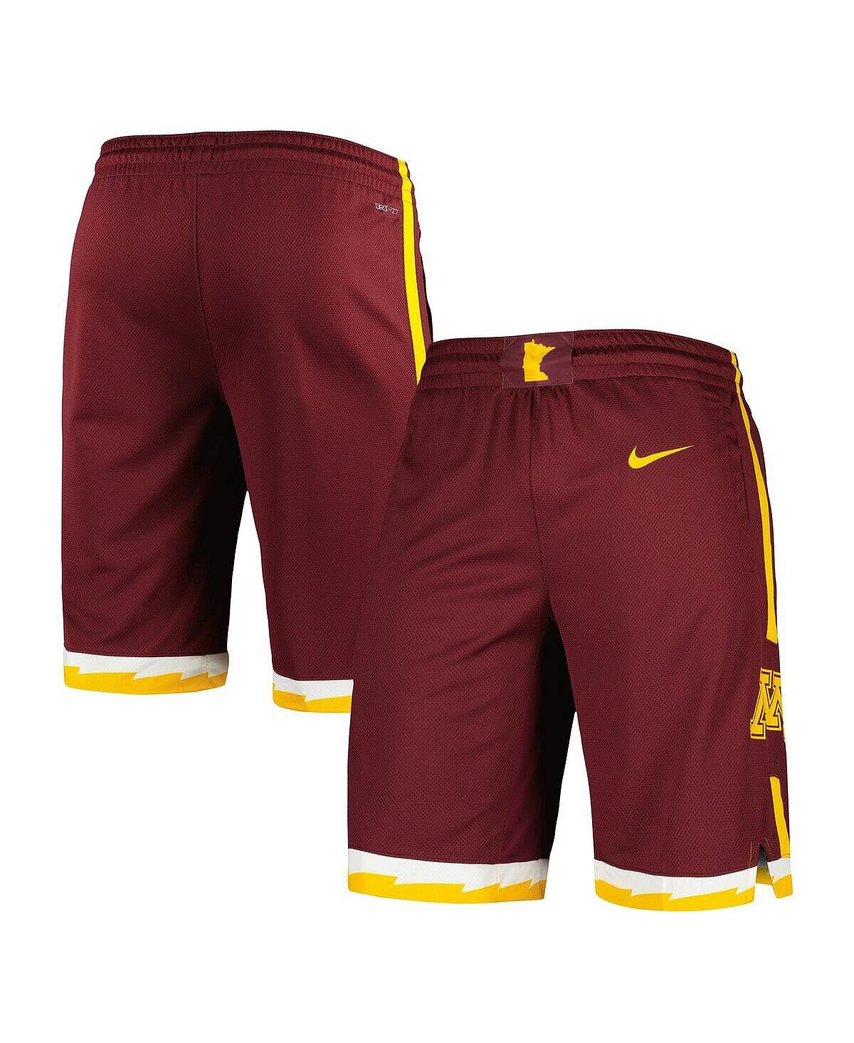 Мужские бордовые баскетбольные шорты Minnesota Golden Gophers Replica Performance Nike
Мужские бордовые баскетбольные шорты Minnesota Golden Gophers Replica Performance Nike