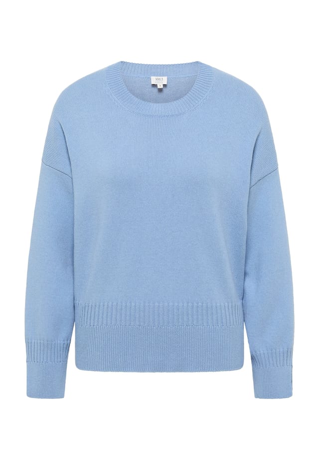 Свитер простой вязки Eterna, голубой
Свитер простой вязки Eterna, голубой