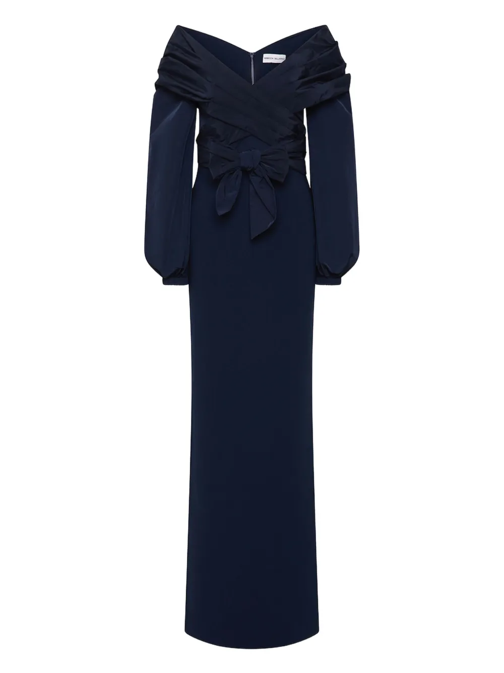 Платье с открытыми плечами и бантом Rebecca Vallance, синий
Платье с открытыми плечами и бантом Rebecca Vallance, синий