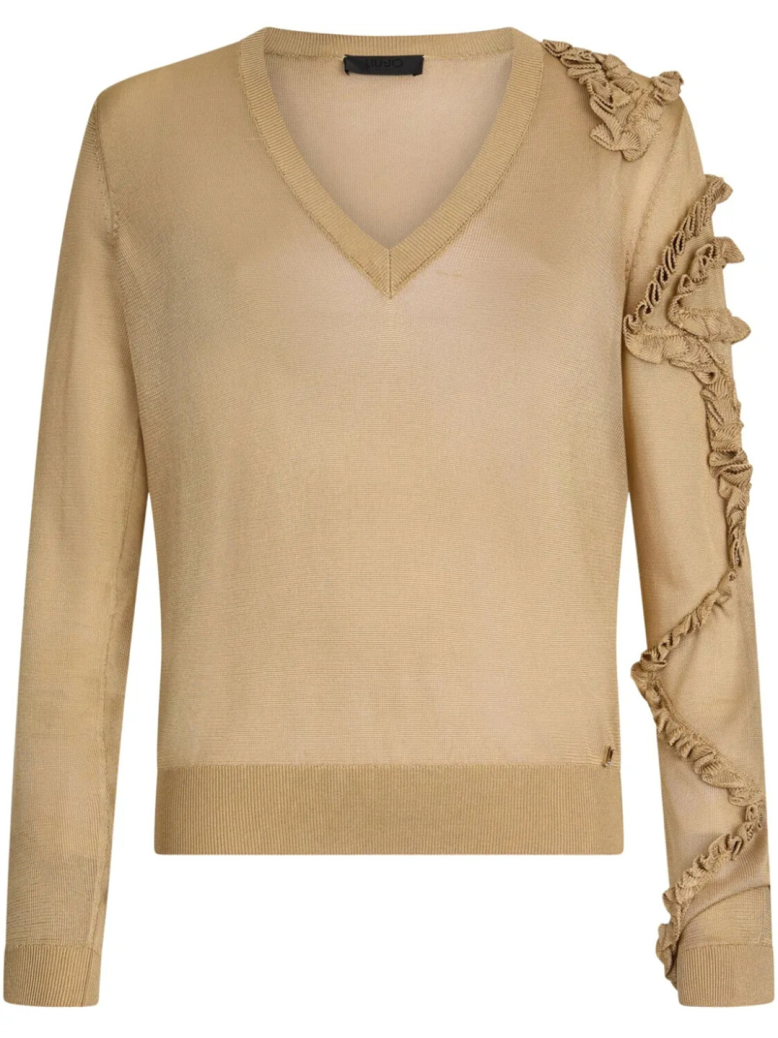 LIU JO свитер со сборками, коричневый
LIU JO свитер со сборками, коричневый