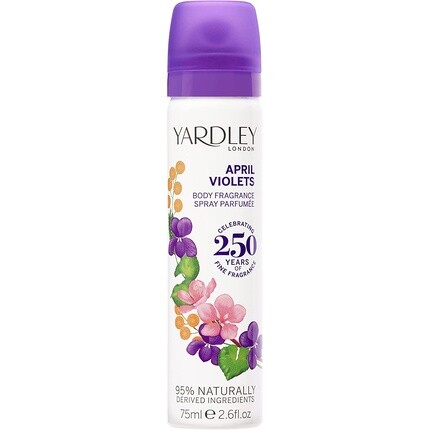 Yardley London April Violets Body Spray 75ml 
Yardley London April Violets Body Spray 75ml