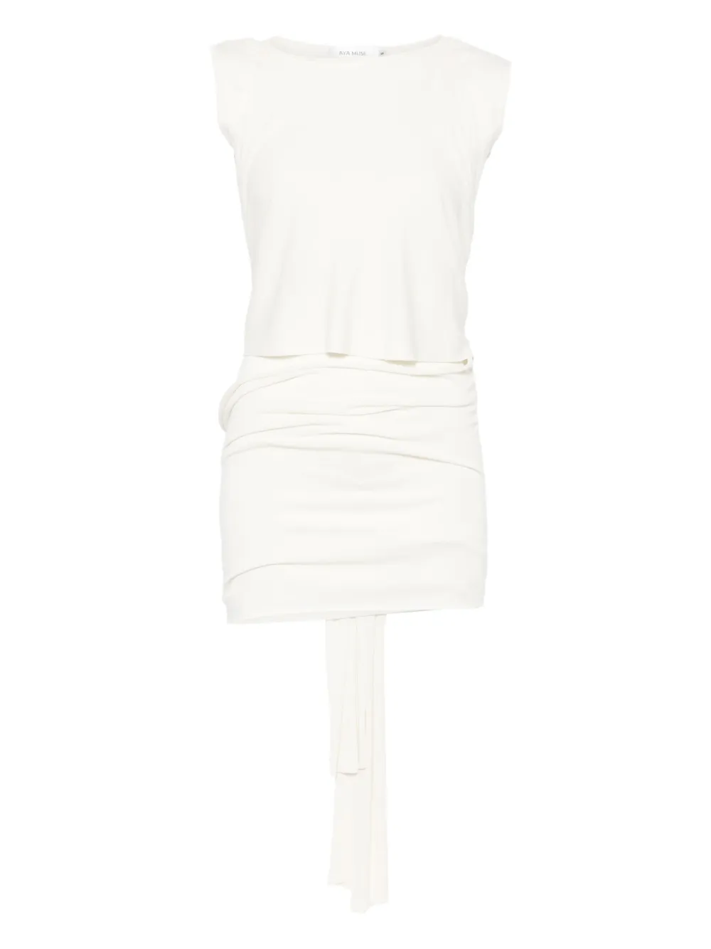 Платье мини с драпировкой Aya Muse, белый
Платье мини с драпировкой Aya Muse, белый