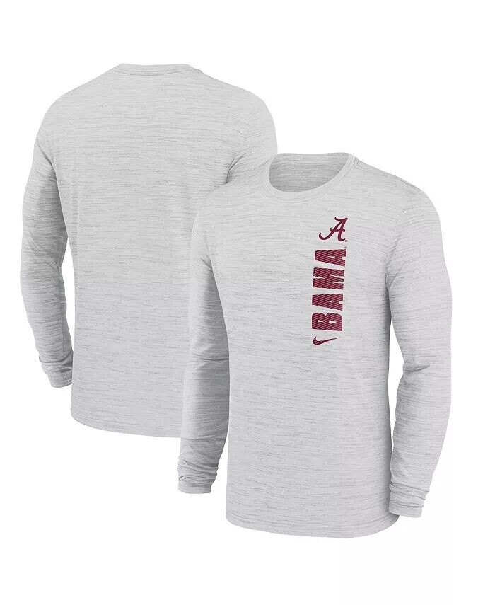 Мужская белая футболка Alabama Crimson Tide 2024 Sideline Velocity Performance с длинным рукавом Nike
Мужская белая футболка Alabama Crimson Tide 2024 Sideline Velocity Performance с длинным рукавом Nike