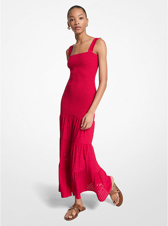 Платье макси с присборенным лифом и многоуровневым лифом Michael Kors, красный
Платье макси с присборенным лифом и многоуровневым лифом Michael Kors, красный