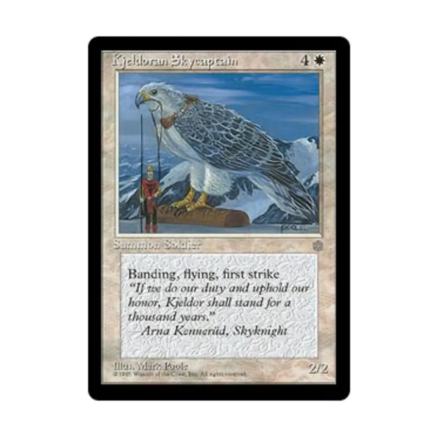 CCG Кьелдоран Небесный капитан (U), MTG - Ice Age
CCG Кьелдоран Небесный капитан (U), MTG - Ice Age