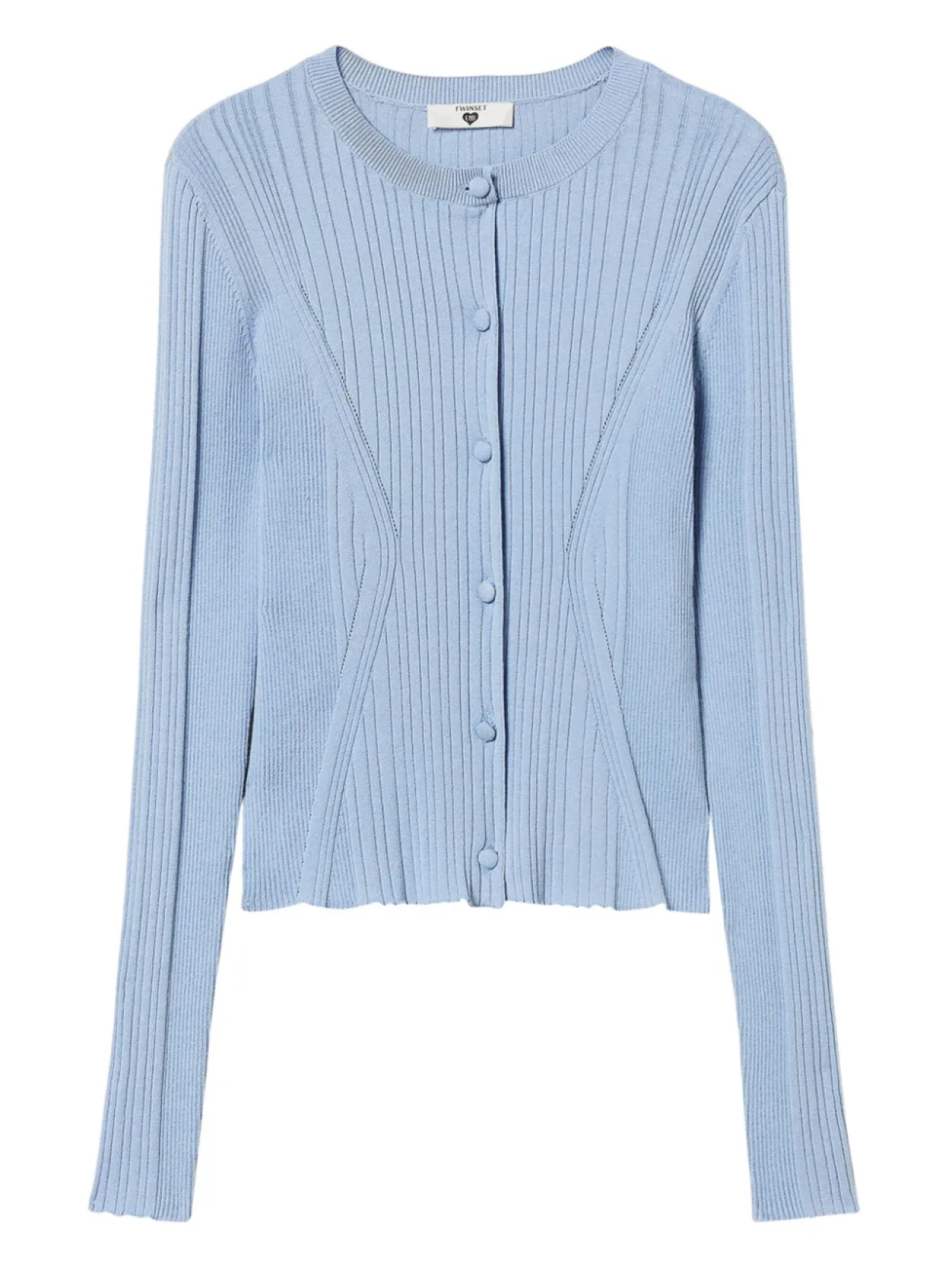 Кардиган в рубчик TWINSET, синий
Кардиган в рубчик TWINSET, синий