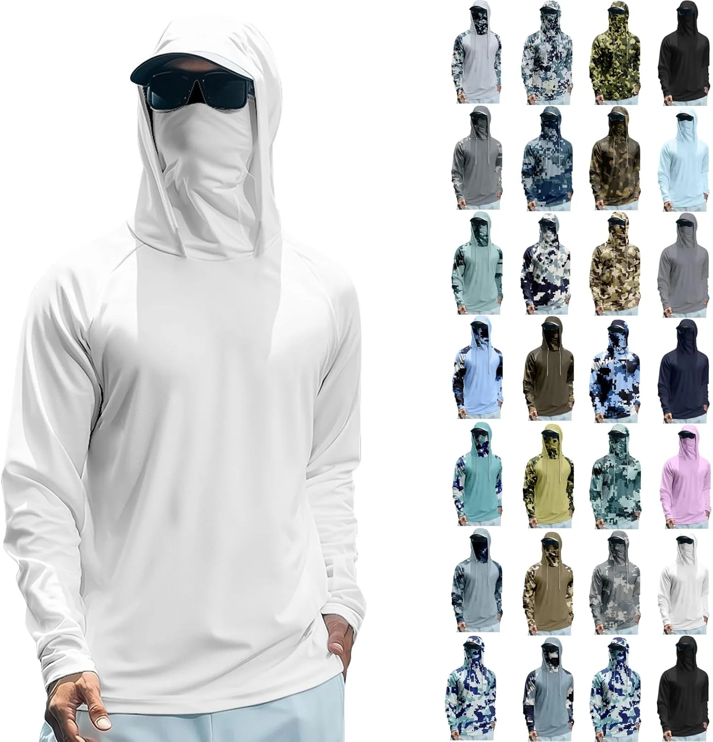 Рубашка для рыбалки с защитой от солнца UPF 50+ и длинным рукавом
Рубашка для рыбалки с защитой от солнца UPF 50+ и длинным рукавом