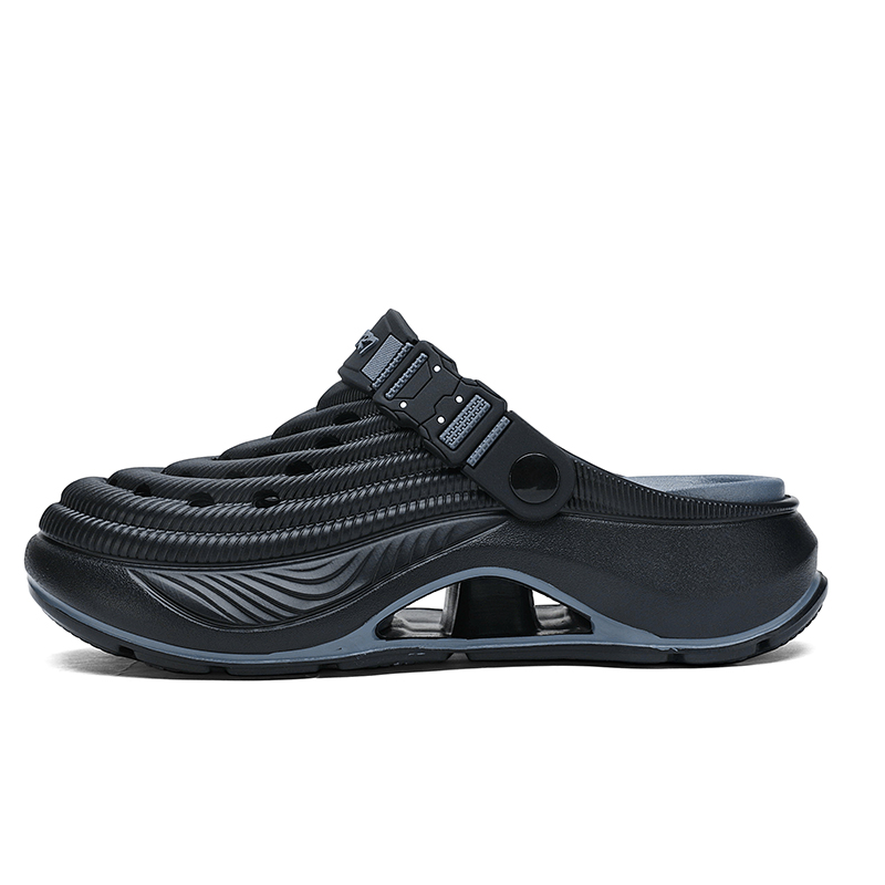 NANJIREN Клоги мужские черно-серые, цвет Black Gray
NANJIREN Клоги мужские черно-серые, цвет Black Gray