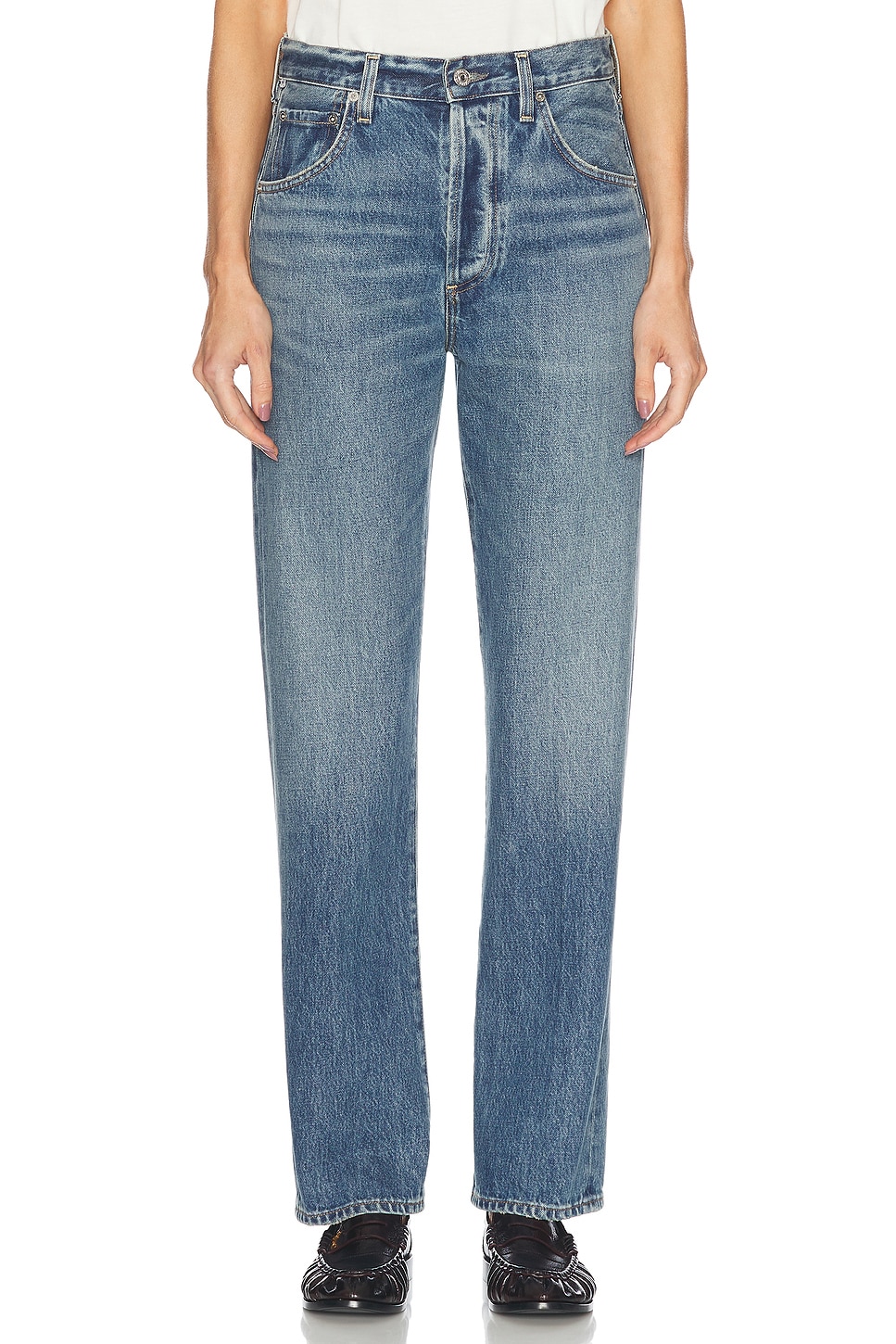 Брюки Baretta Relaxed Straight Citizens Of Humanity, Babylonia
Брюки Baretta Relaxed Straight Citizens Of Humanity, Babylonia