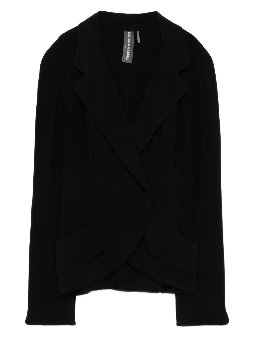Жакет с драпированными лацканами Norma Kamali, черный
Жакет с драпированными лацканами Norma Kamali, черный