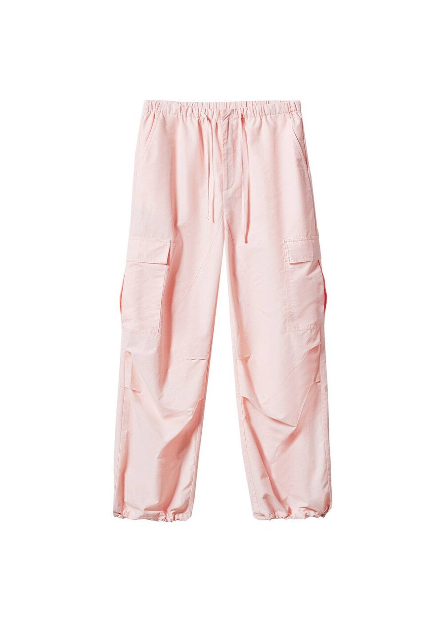 Брюки-карго свободного кроя MANGO Joanne, светло-розовый 
Брюки-карго свободного кроя MANGO Joanne, светло-розовый