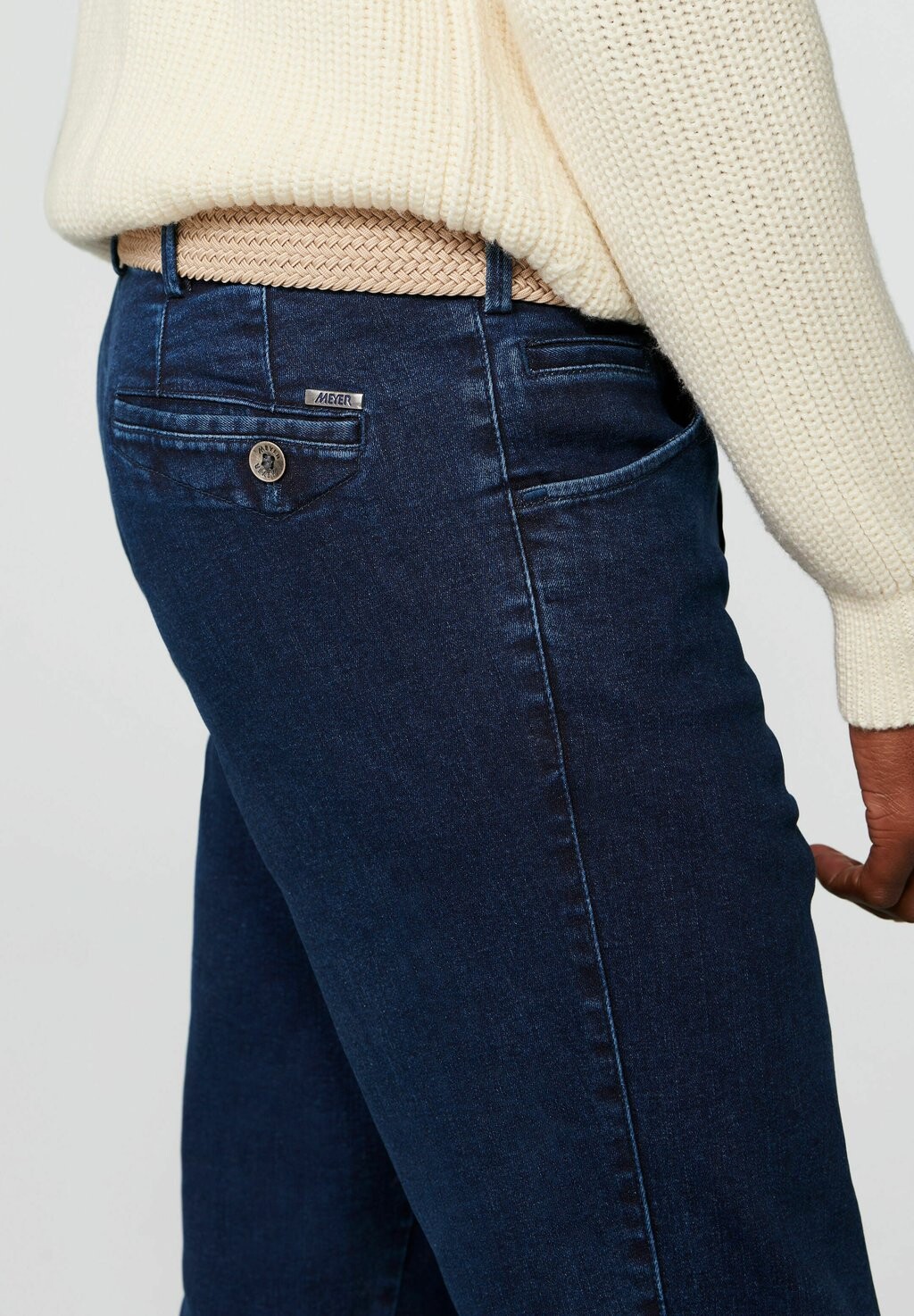 Джинсы облегающего кроя PERFORMANCE SUPER-STRETCH Meyer, синий 
Джинсы облегающего кроя PERFORMANCE SUPER-STRETCH Meyer, синий