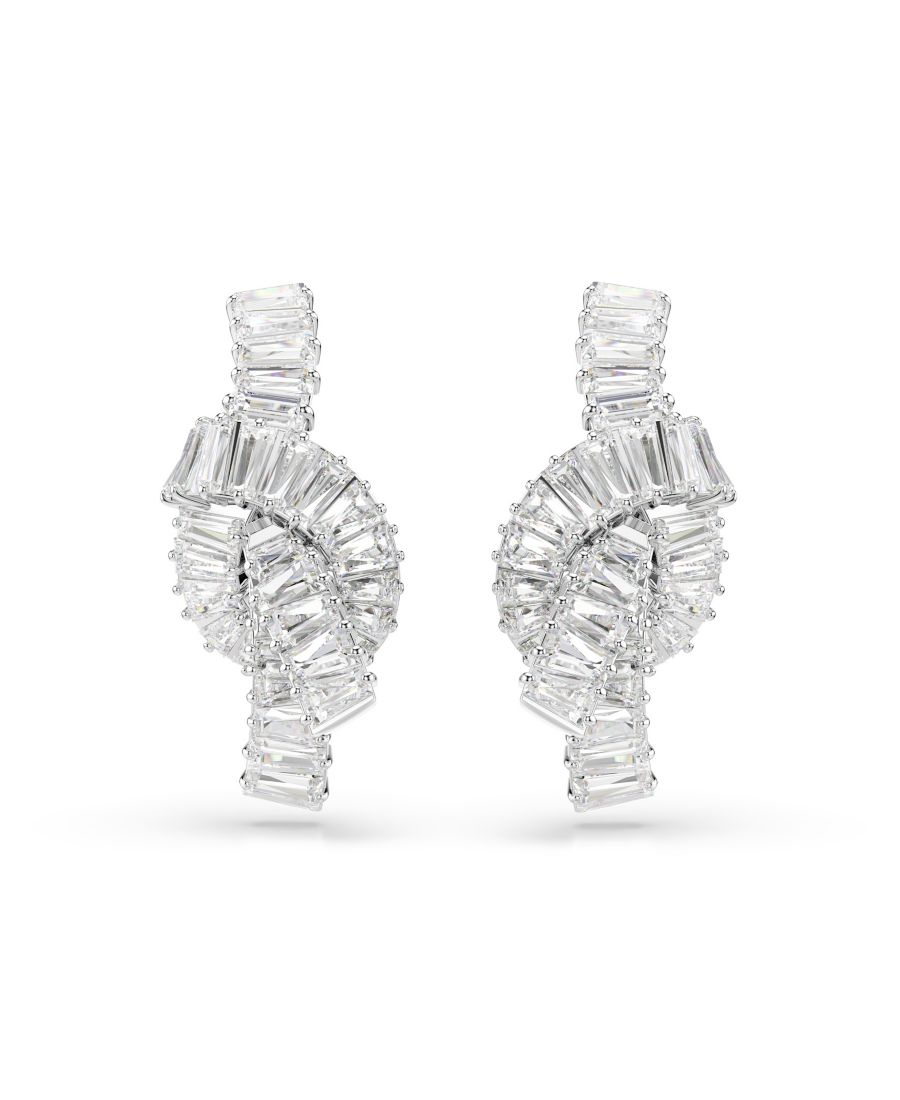 Серьги Matrix с родиевым покрытием и огранкой багет Swarovski, Silver, Clear
Серьги Matrix с родиевым покрытием и огранкой багет Swarovski, Silver, Clear