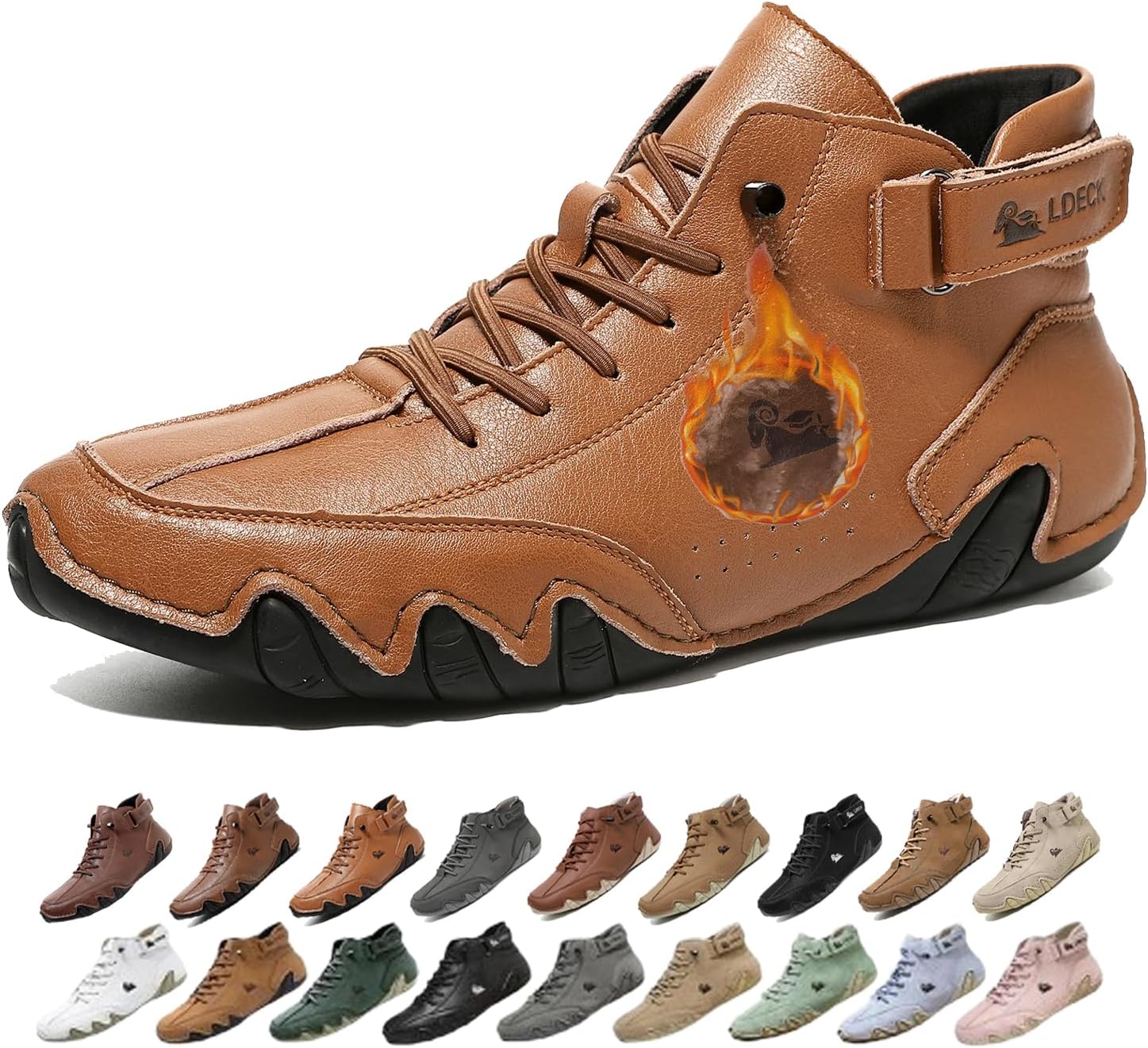 Мужские водонепроницаемые зимние снежные ботинки с ортопедической поддержкой: легкие противоскользящие походные ботинки с теплой дышащей подкладкой для комфорта при ходьбе в холодную погоду весь день Generic, Yellowish 11 Women/9.5men
Мужские водонепроницаемые зимние снежные ботинки с ортопедической поддержкой: легкие противоскользящие походные ботинки с теплой дышащей подкладкой для комфорта при ходьбе в холодную погоду весь день Generic, Yellowish 11 Women/9.5men