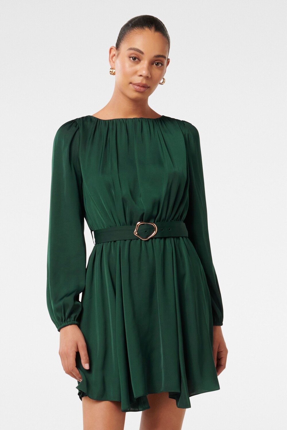 Флорентийское мини платье с поясом Forever New, зеленый
Флорентийское мини платье с поясом Forever New, зеленый
