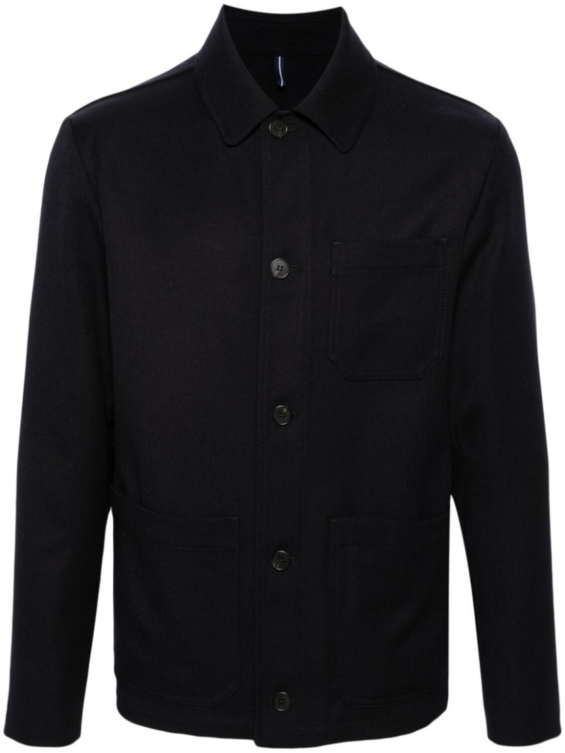 Incotex рубашка-пиджак меланж, синий
Incotex рубашка-пиджак меланж, синий