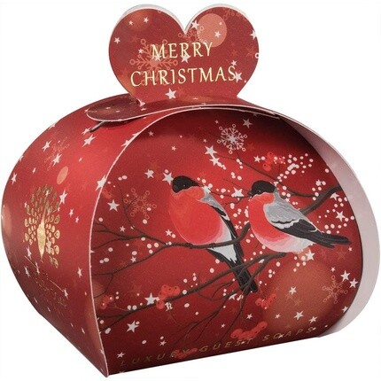 The English Soap Company Роскошное праздничное мыло для гостей в форме сердца «Счастливого Рождества», 3x20 г, упаковка из 3 шт.
The English Soap Company Роскошное праздничное мыло для гостей в форме сердца «Счастливого Рождества», 3x20 г, упаковка из 3 шт.