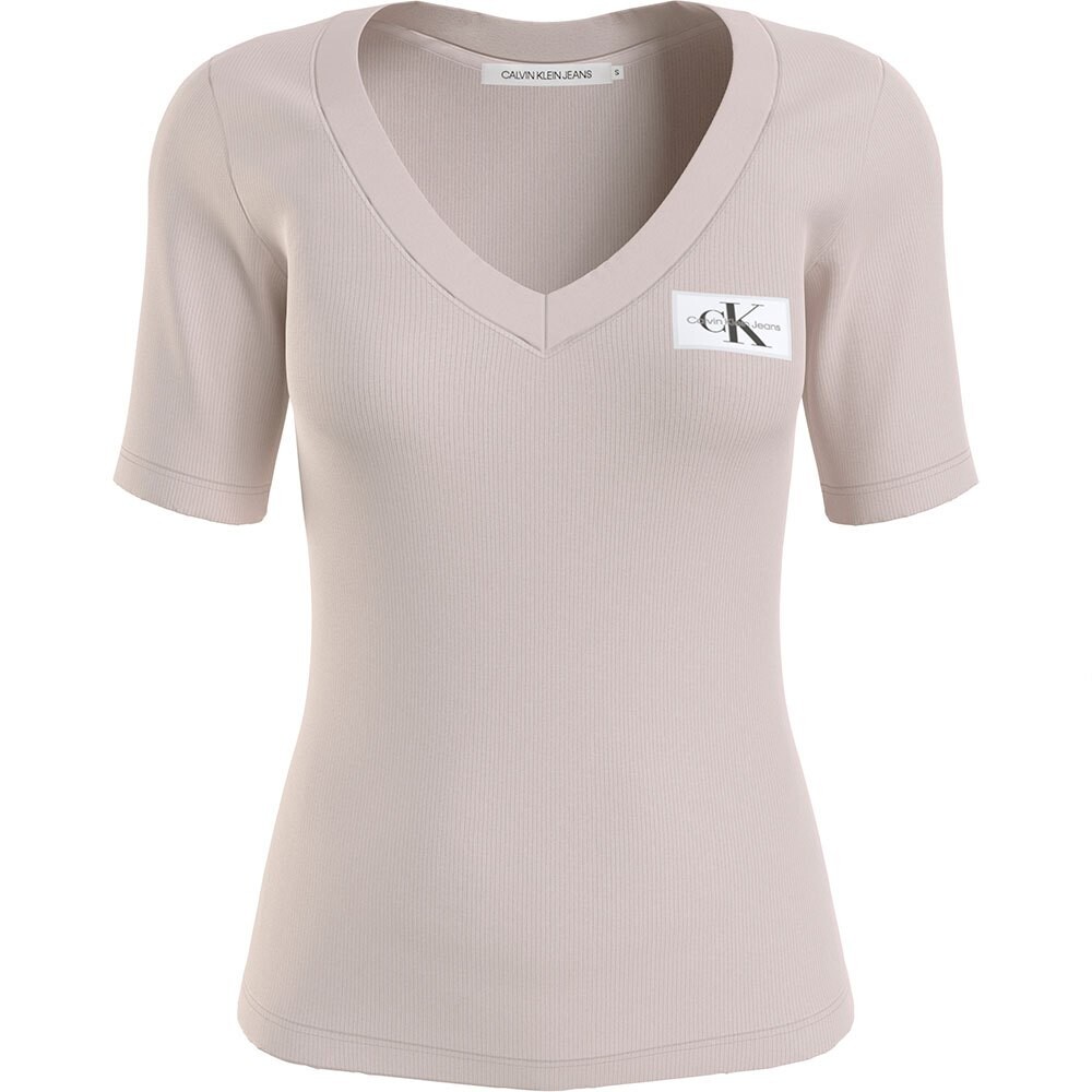 Футболка с коротким рукавом Calvin Klein Jeans Woven Label Rib, бежевый
Футболка с коротким рукавом Calvin Klein Jeans Woven Label Rib, бежевый