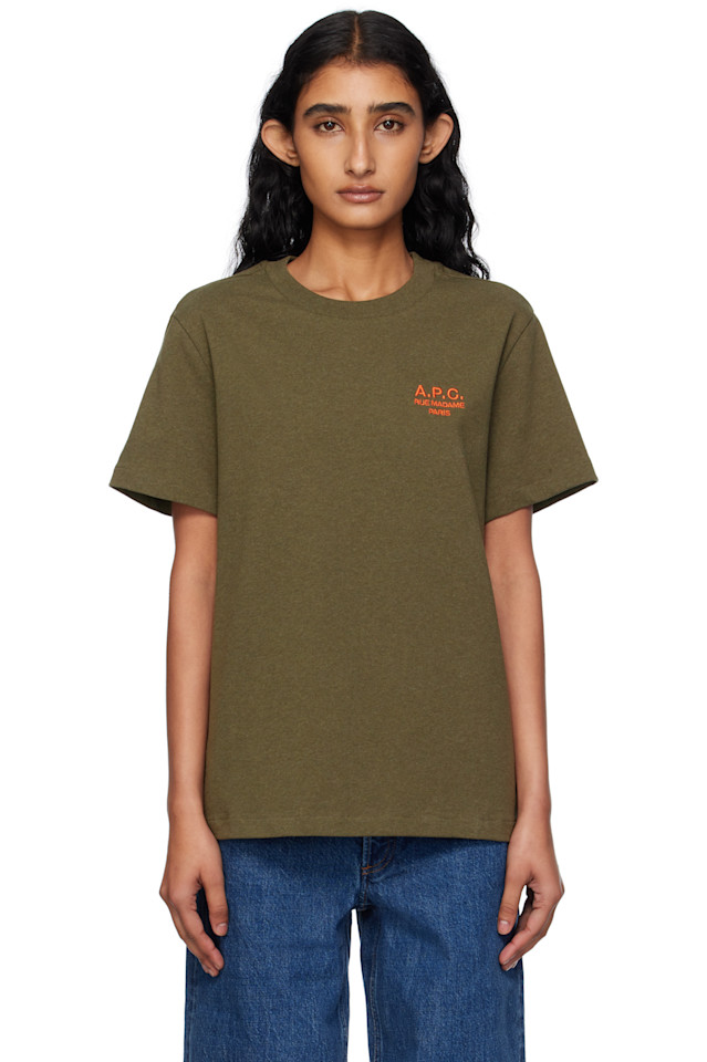 Футболка стандартная 'rue madame' A.P.C., зеленый
Футболка стандартная 'rue madame' A.P.C., зеленый