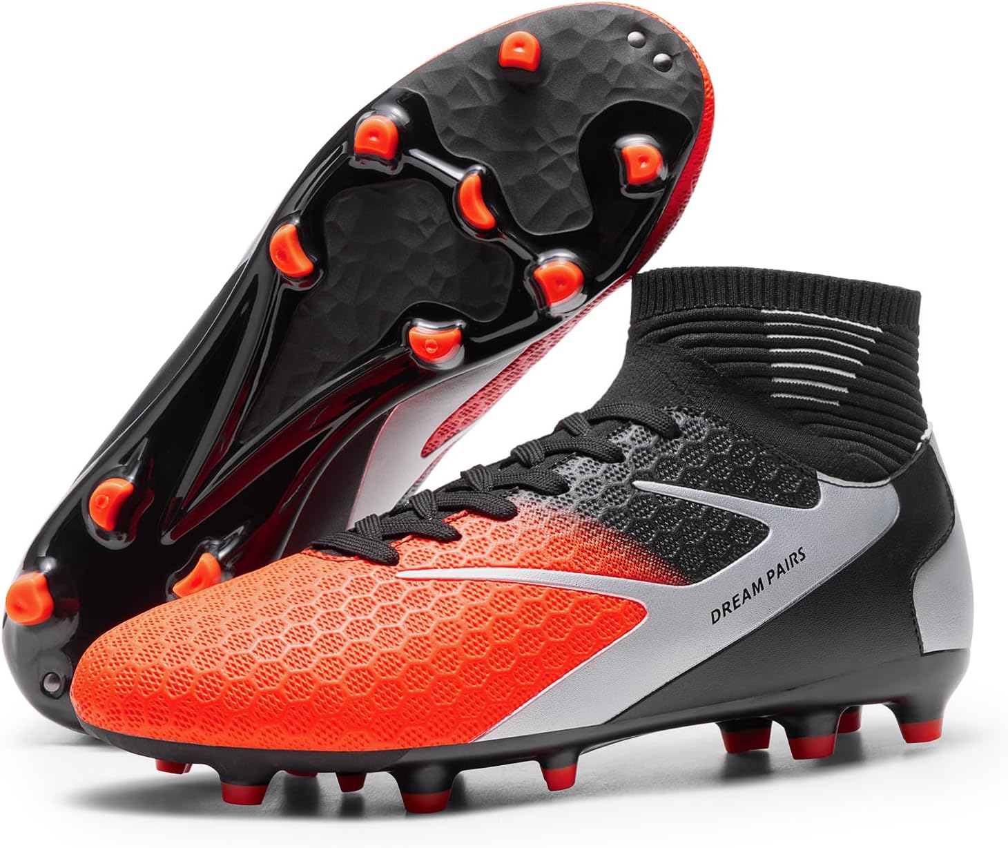 Мужские футбольные бутсы DREAM PAIRS с высоким верхом и шнуровкой, легкие профессиональные спортивные футбольные кроссовки для тренировок, оранжевый
Мужские футбольные бутсы DREAM PAIRS с высоким верхом и шнуровкой, легкие профессиональные спортивные футбольные кроссовки для тренировок, оранжевый