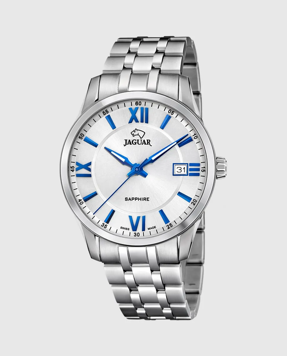 J964/1 Acamar мужские часы в серебристой стали Jaguar, серебряный
J964/1 Acamar мужские часы в серебристой стали Jaguar, серебряный