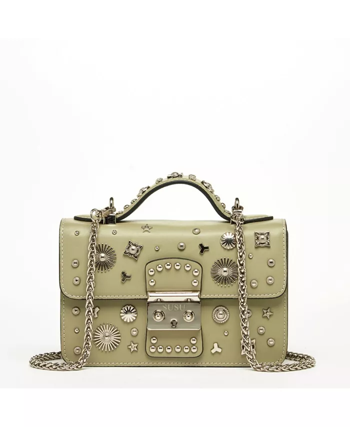 Маленькая кожаная сумка-кроссбоди Sage Green, женская сумка через плечо SUSU, зеленый
Маленькая кожаная сумка-кроссбоди Sage Green, женская сумка через плечо SUSU, зеленый