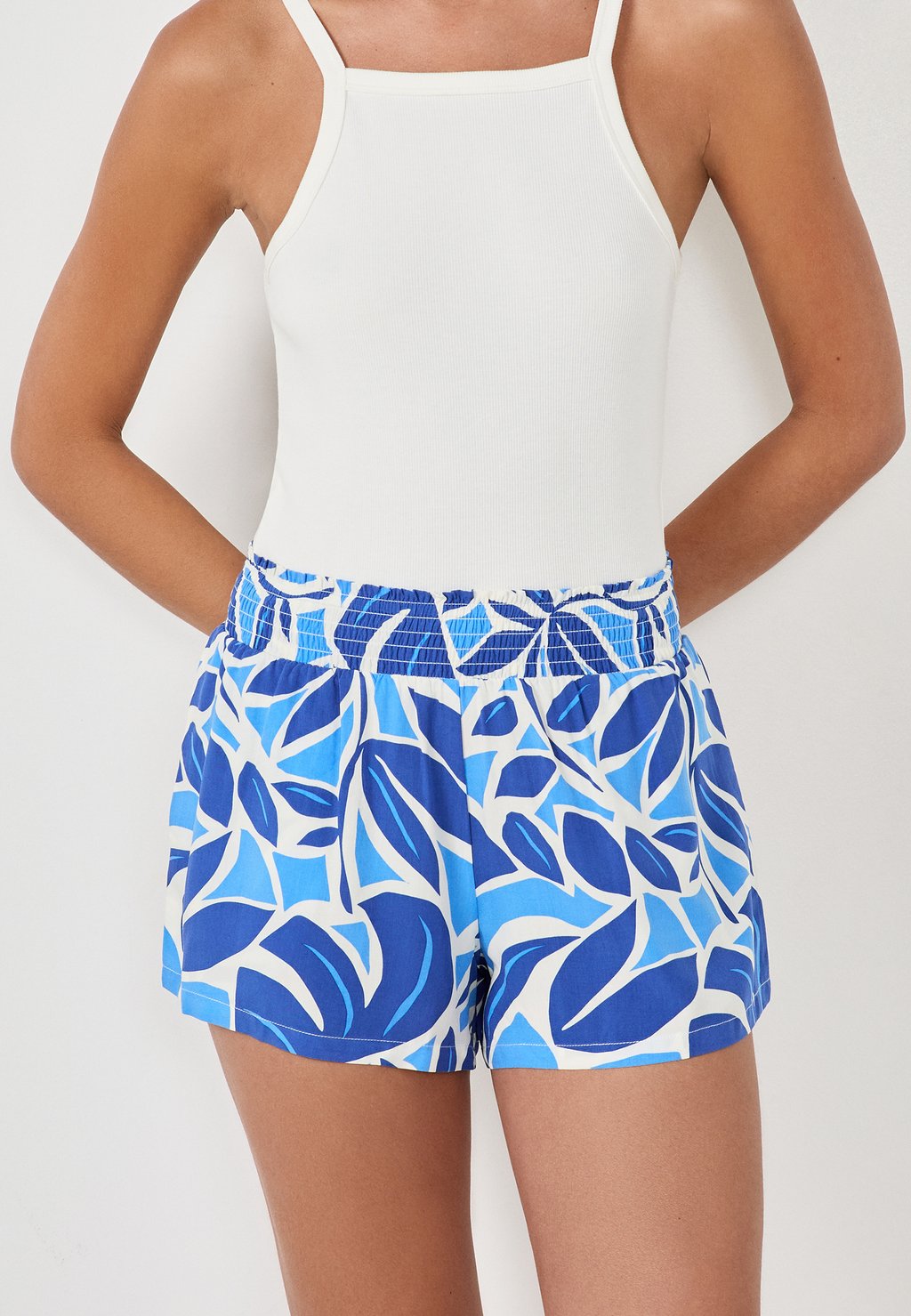 Пижамные штаны SILVYANA Etam, синий/меланж 
Пижамные штаны SILVYANA Etam, синий/меланж