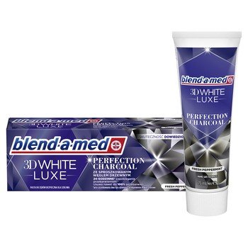 Blend-a-Med 3D White Luxe Perfection Charcoal, зубная паста с угольным порошком, 75 мл
Blend-a-Med 3D White Luxe Perfection Charcoal, зубная паста с угольным порошком, 75 мл