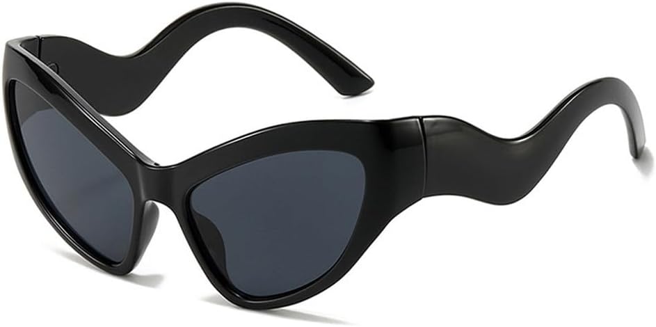 Солнцезащитные очки в стиле «кошачий глаз» в панк-стиле для женщин, ретро, роскошные, с большой оправой, модные, для активного отдыха, спорта, велоспорта, защита от ультрафиолета UV400 TKKTLLT, Black Gray
Солнцезащитные очки в стиле «кошачий глаз» в панк-стиле для женщин, ретро, роскошные, с большой оправой, модные, для активного отдыха, спорта, велоспорта, защита от ультрафиолета UV400 TKKTLLT, Black Gray